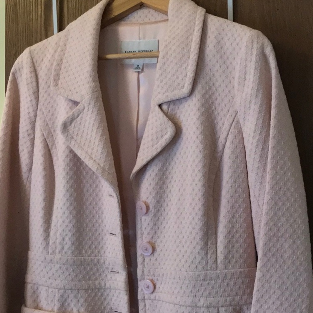 Vintage Banana Republic Cotton Textured Trench Coat